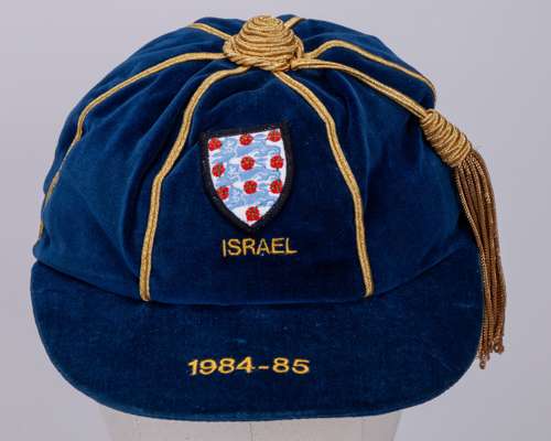 Paul Parker navy blue England v. Isarael Under 21 International cap, 1984-85