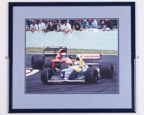 Nigel Mansell Williams Renault Framed Print