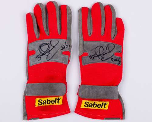 Nigel Mansell Signed Sabelt Used Gloves