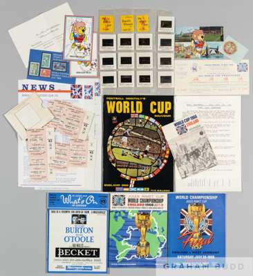 Collection of 1966 World Cup memorabilia