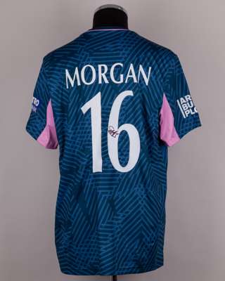 Sebastian Morgan Middlesex CCC No.16 match worn shirt v. Lancashire, Metro Bank One Day Cup