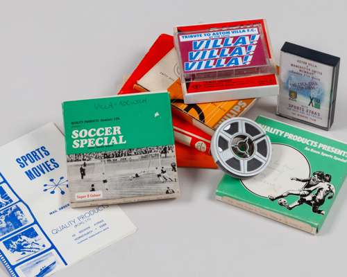A collection of Aston Villa cine films including 1957 F.A.Cup final