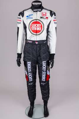 Jenson Button Signed BAR Honda Replica Race Suit