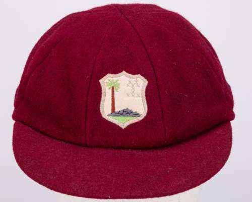 Joel Garner maroon West Indies international cricket cap