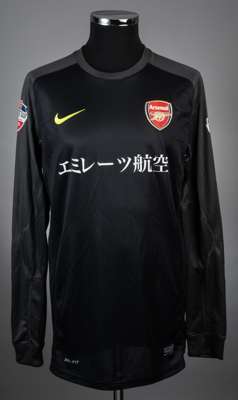 Fabianski black Arsenal no.21 Asia tour jersey 2013 from the tournament in Saitama, this being from the game that took place on 26/7/13 against Urawa 