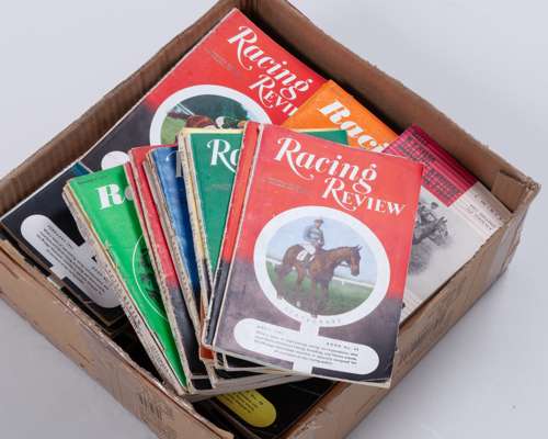 61 editions of Racing Review magazine 1949 to 1953