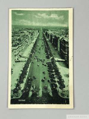 Wartime French Army v British Army signed postcard, 
 the British Army touring side played three matches on 11th February at Paris, 13th February at R