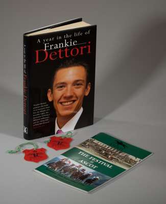 Racecard from The Festival at Ascot 1996, autographed by Frankie Dettori on the day he won all seven races
 Frankie Dettori, A Year in the Life, 1996 