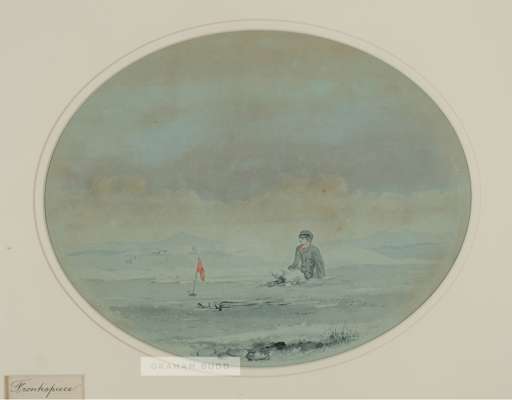 Francis Powell Hopkins "Shortspoon" (British, 1830-1913) FRONTISPIECE IN WATERCOLOUR 

Hopkins’ Frontispiece to an album of his watercolours, since br