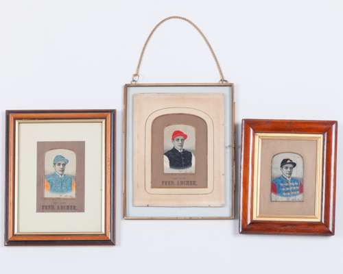 Memorabilia relating to the Victorian jockey Fred Archer