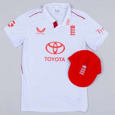 Red for Ruth Match Prepared England Shirt and Cap