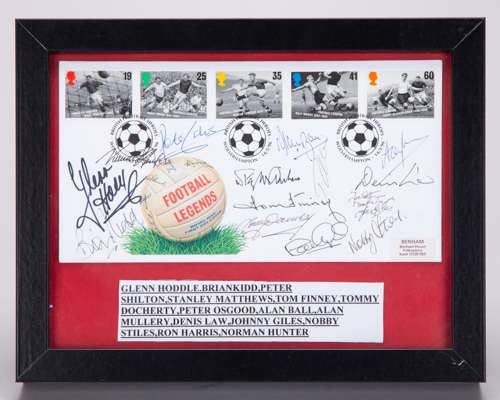 Football Legends autographed Royal Mail First Day Cover
