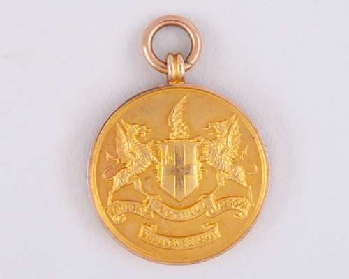 Joseph Dines 15ct gold London Football Challenge Cup Winners medal, 1913-14