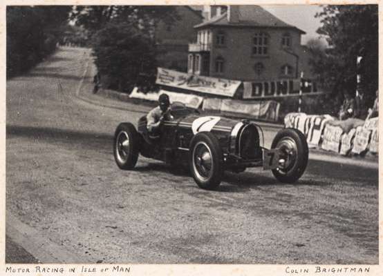 A fine group of b&w British motor racing action photographs, circa 1930 and 1940s,
 comprising of 19 b&w photographic images mounted on card, some bea