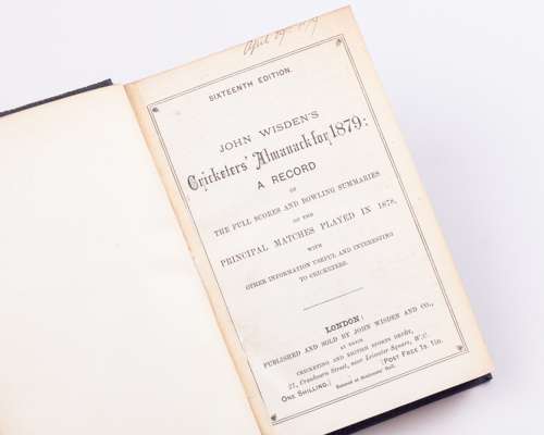 John Wisden's Cricketers' Almanack for 1879