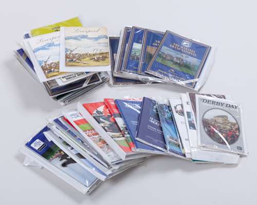 A collection of Epsom Derby and Aintree Grand National racecards