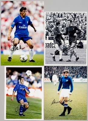 Chelsea FC excellent collection of heros and legends from different eras,
 including Jose Mouinho, Andri Shevshenko, Michael Ballock, Claudio Ranieri,