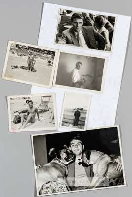 A good collection of privately taken photographs featuring Duncan Edwards of Manchester United and England in his private life,
 b & w, various sizes,