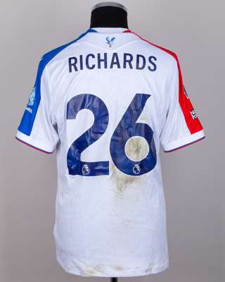 Chris Richards No.26 Crystal Palace v. Nottingham Forest (Away) match worn shirt