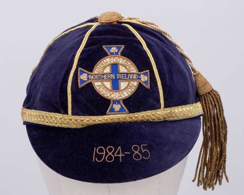 Pat Jennings Northern Ireland v. Romania, Finland, England, Spain and Turkey cap
