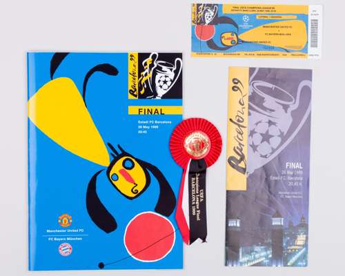 Manchester United v. Bayern Munich European Cup final match programme, 1999