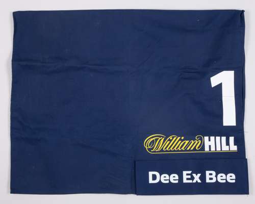 Group of three Willliam Hill St Leger number cloths