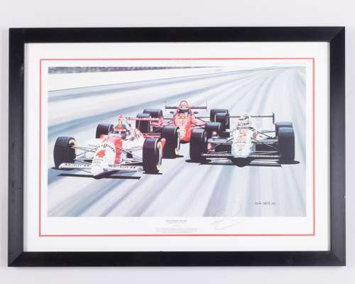 “Penultimate Yellow” Indianapolis 500, 30th May 1993 By Colin Carter