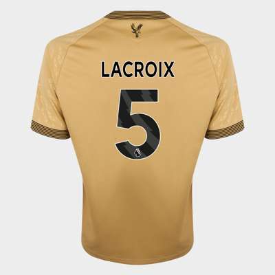 Maxence Lacroix No.5 Crystal Palace v. Brighton (Away) match worn shirt