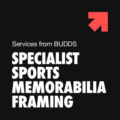 Sports Memorabilia Specialist Framing from BUDDS