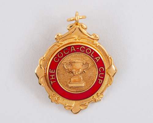 Frank Sinclair 9ct gold and enamel Chelsea League Cup Final Winners medal, 1998