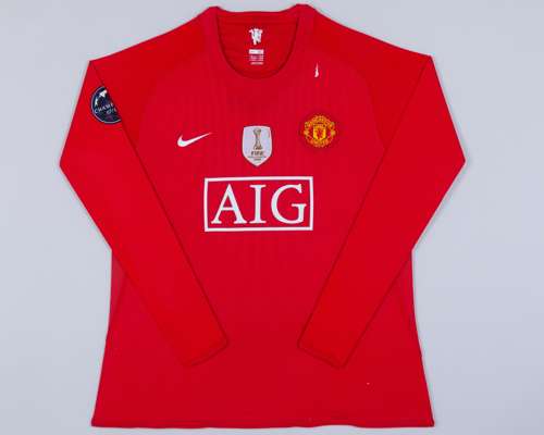 A Wayne Rooney No10 autographed Manchester United long-sleeved shirt