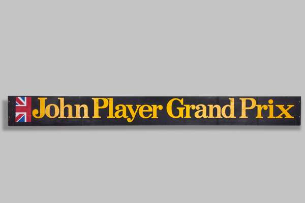 John Player Grand Prix Hoarding With Union Jack