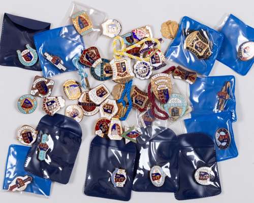 42 members' badges for Chester Racecourse