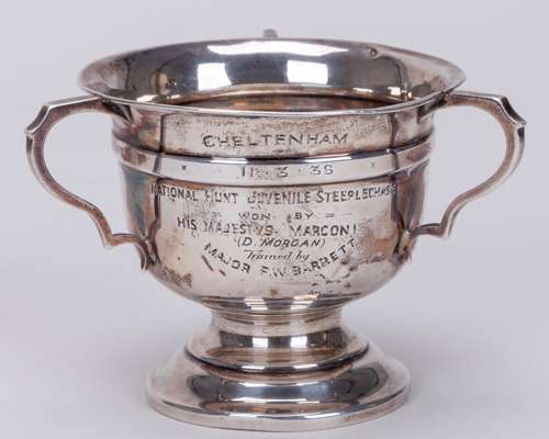 Trophy for a race at Cheltenham won by a horse owned by the uncrowned King Edward VIII