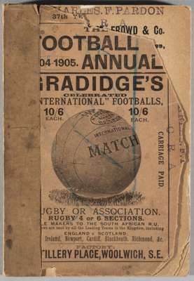 The Football Annual 1904-05, edited by Charles W. Alcock, published by Merritt & Hatcher Ltd., London,
 thirty-sixth edition, 164-pages with cardcover