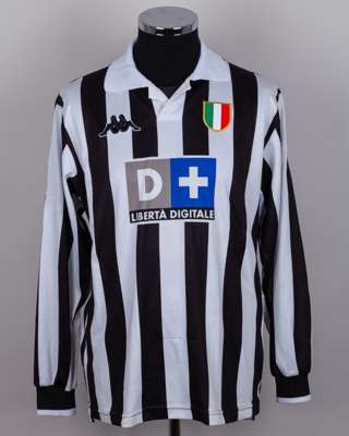 Zinedine Zidane black and white No.21 Juventus long-sleeved shirt