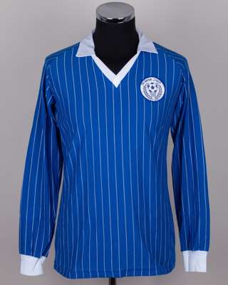 Blue and white Al-Nasr long-sleeved shirt