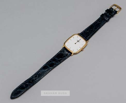 Rangers FC Longines wristwatch commemorating the 25th anniversary of winning the 1972 UEFA European Cup Winners' Cup final, awarded to Alfie Conn,
 li