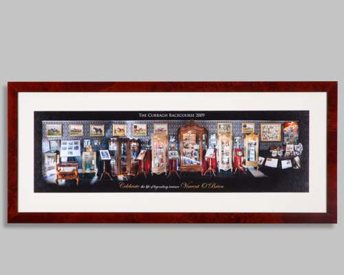 2009 Curragh Racecourse poster for the Celebration of the Life of Vincent O'Brien exhibition