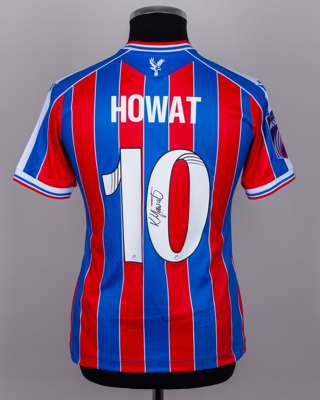 Kirsty Howat red and blue No.10 Crystal Palace v. Sheffield United match worn shirt