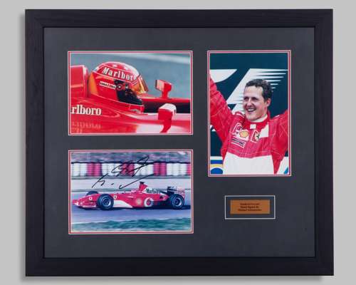 Michael Schumacher 2003 Ferrari Signed Framed Photo