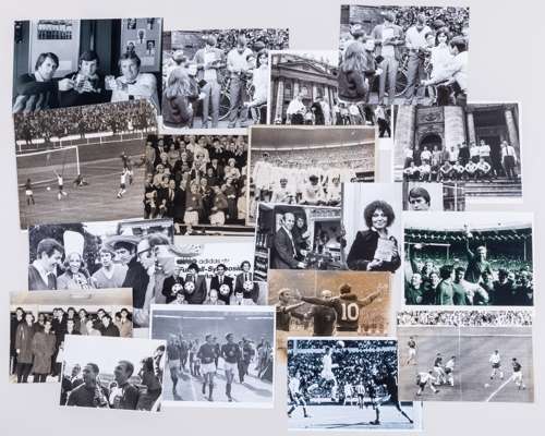 Geoff Hurst collection of England and 1966 World Cup press photographs