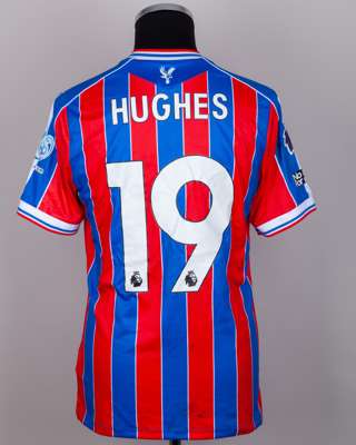Will Hughes No.19 Crystal Palace v. Leeds United match worn shirt