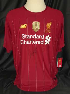 Trent Alexander Liverpool signed 2018-19 Liverpool jersey special edition with six Champions League winners embroidered around the crest, 
 brand new 