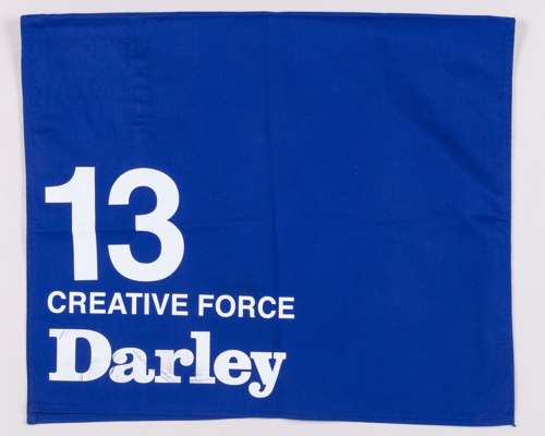 No.13 number cloth worn by Creative Force in the 2021 July Cup at Newmarket