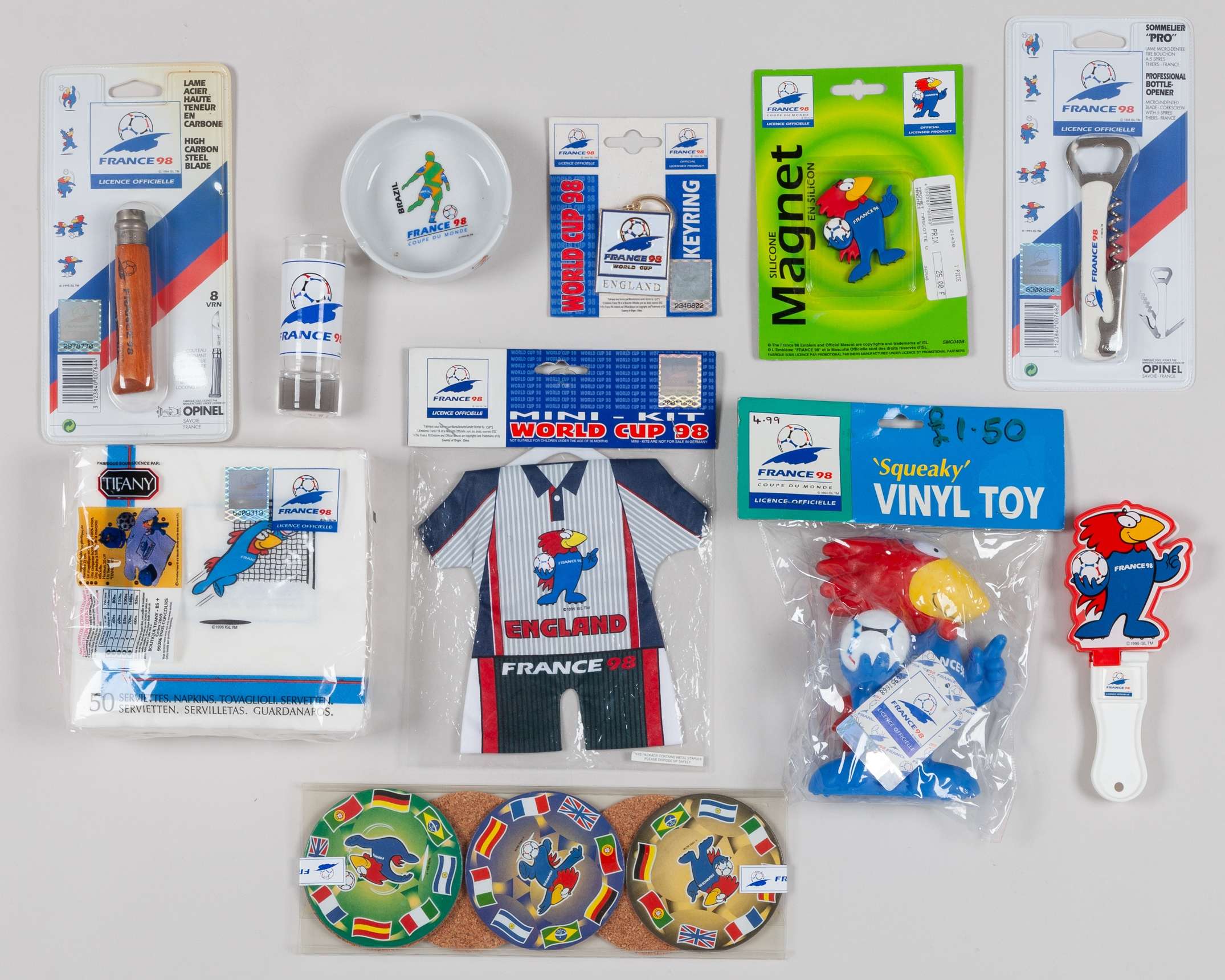 World Cup France 1998 A collection of World Cup souvenirs - Budds
