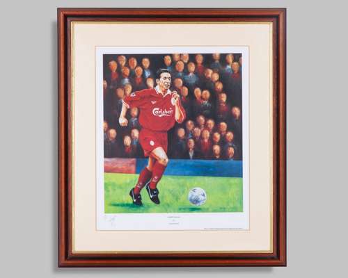 Robbie Fowler by Noreen Denzil autographed limited edition print