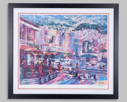 1993 Monaco Grand Limited Edition Print - by Tatsu Nakatsu