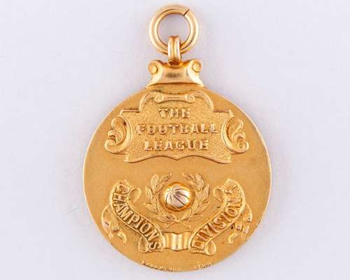 Tony Dunne a 9ct gold Manchester United Division 1 League Championship medal