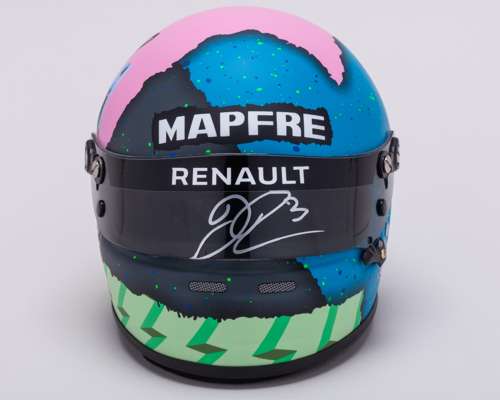 Daniel Ricciardo 2019 Signed Renault F1 Team 1:2 Scale Arai Helmet
